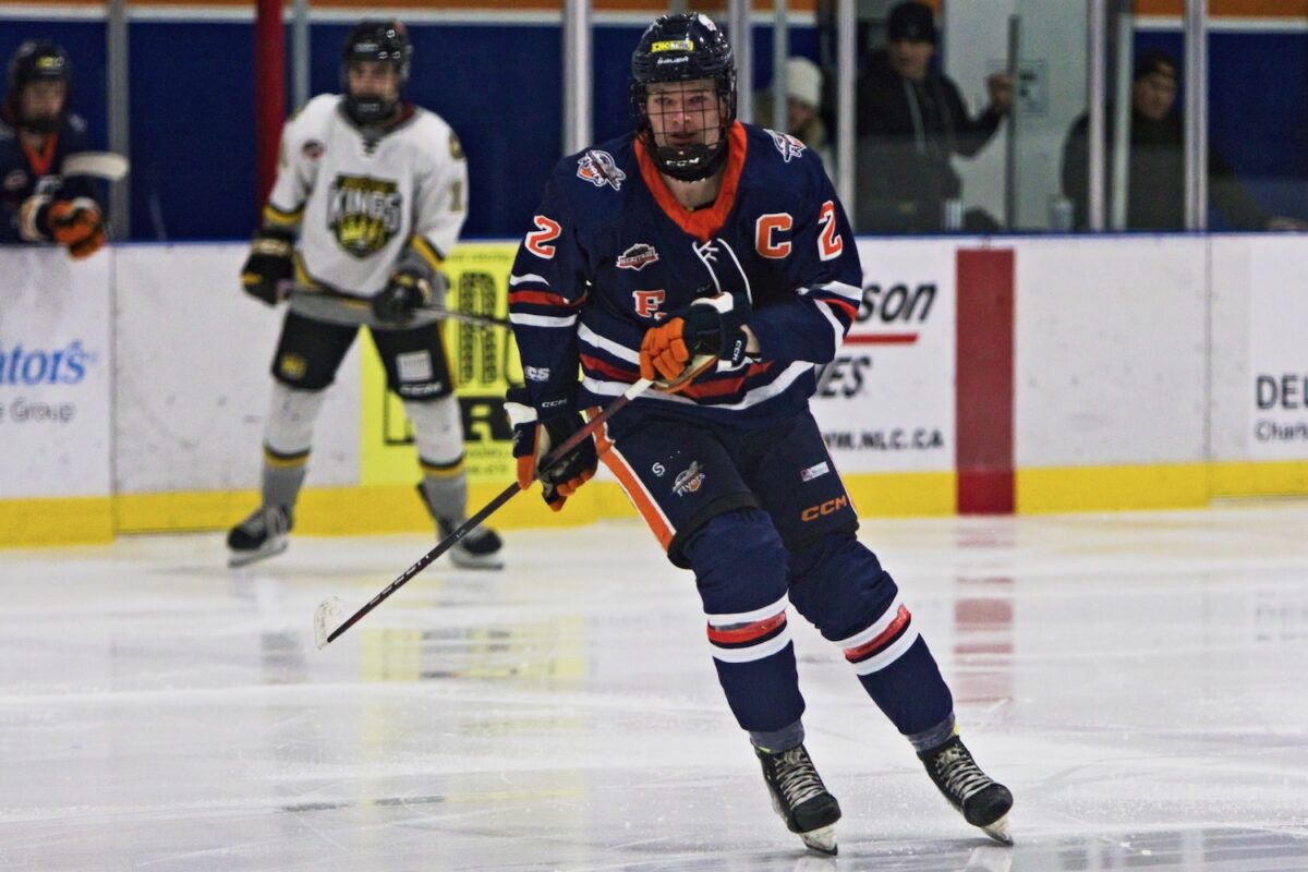 Wout Rehorst selected for the HJHL Most Sportsmanlike Award. (Scott Savard/High River Flyers)