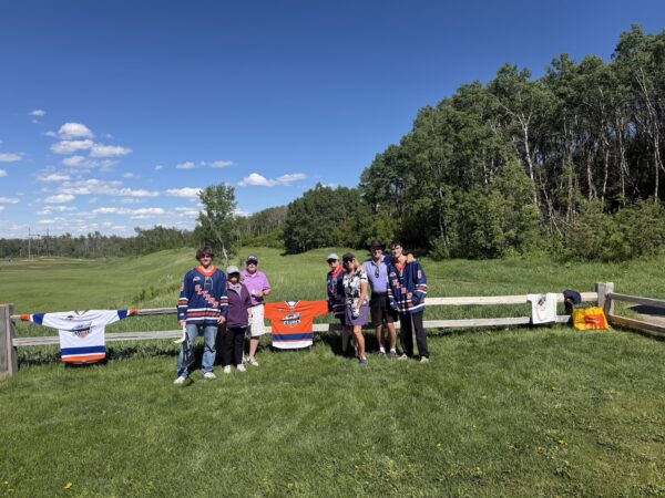 Flyers show their support at the annual Rowan House Golf Tournament